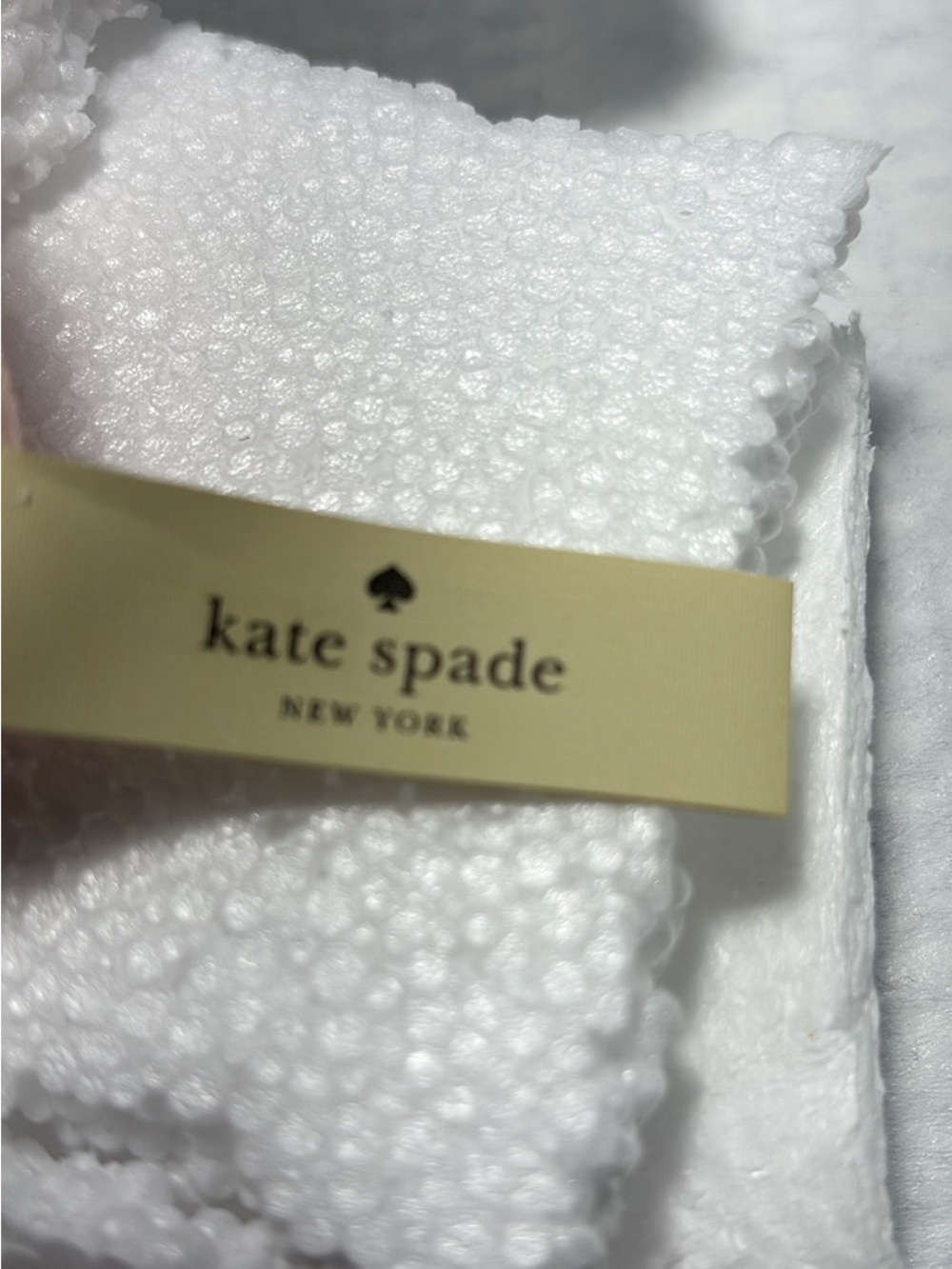 kate spade Dusty Rose Embossed Logo Bag Panel